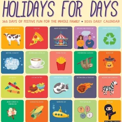 Willow Creek 2025 Holidays for Days 12" x 12" Monthly Wall Calendar (43356) Hot