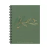 Willow Creek 2024-2025 Ivy Green 6.5" x 8.5" Academic Weekly & Monthly Planner, Paper Cover, Green/Gold (47743) Outlet