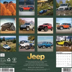 Willow Creek 2025 Jeep 12" x 12" Monthly Wall Calendar (46456) Online