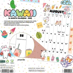 Willow Creek 2025 Kawaii 12" x 12" Monthly Wall Calendar (43608) Sale