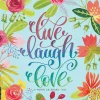 Willow Creek 2025 Live, Laugh, Love Art 12" x 12" Monthly Wall Calendar (43776) Hot