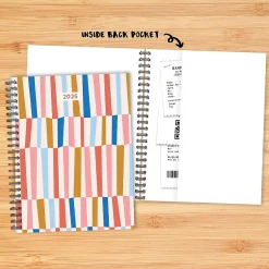 Willow Creek 2025 Modern Stripe 6.5" x 8.5" Weekly & Monthly Planner (48573) Discount