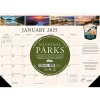 Willow Creek 2025 National Parks 17" x 12" Small Monthly Deskpad (47835) New