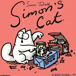 Willow Creek 2025 Simon's Cat 12" x 12" Monthly Wall Calendar (44919) Outlet