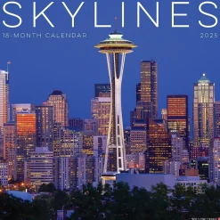 Willow Creek 2025 Skylines 12" x 12" Monthly Wall Calendar (44926) Best