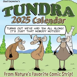 Willow Creek 2025 Tundra Comics 12" x 12" Monthly Wall Calendar (45176) Clearance
