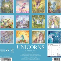 Willow Creek 2025 Unicorns 12" x 12" Monthly Wall Calendar (45220) Online