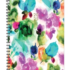Willow Creek 2025 Watercolor Garden 8.5" x 11" Weekly Planner Cover (47415) Clearance