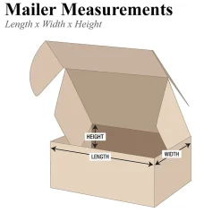 Partners Brand 9" x 6 1/4" x 4" Deluxe Literature Mailers, 50/Bundle (MFL964K)* Corrugated Mailers