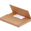 Partners Brand 12" x 11 1/2" x 3" Easy-Fold Mailers, 50/Bundle (M12113BFK)* Corrugated Mailers