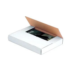 SI Products 12 1/8"x 9 1/8" x 2" Easy-Fold Mailers, 50/Bundle (M2BK)* Corrugated Mailers