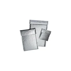 SI Products 8" x 11" Cool Shield Self-Sealing Bubble Mailer, 3/16", Silver, 100/Case (INM811)* Bubble Mailers