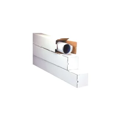 Staples 5 x 43 Corrugated Standard Mailing Tube, White, 25/Bundle (M5543)* Mailing Tubes