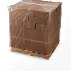 Laddawn 44" x 70" Gusseted Poly Bags, Bags on a Roll, 4 Mil, Clear, 25/Roll (10772)* Gusseted Poly Bags