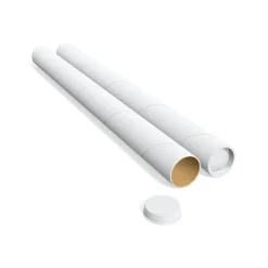 Staples 2" x 24" Mailing Tube, White, 12/Carton (ST55308)* Mailing Tubes