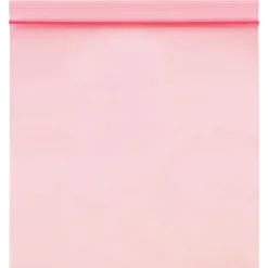 Partners Brand 12" x 24" Reclosable Poly Bags, 4 Mil, Pink, 250/Carton (PBAS2185)* Reclosable Poly Bags