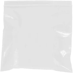 SI Products 10" x 12" Reclosable Poly Bags, 2 Mil, White, 1000/Carton (PB3655)* Reclosable Poly Bags