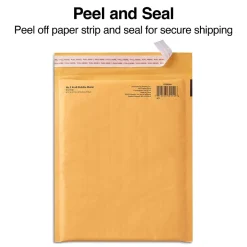 Staples 9.25 x 11 Self-Sealing Bubble Mailer, #2 (56564)* Bubble Mailers