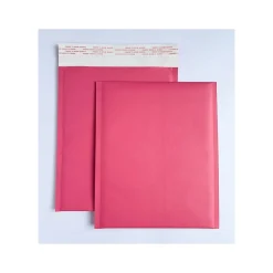 Happy Mail 8.5" x 11" Self-Sealing Bubble Mailer, Pink, Dozen (245158)* Bubble Mailers