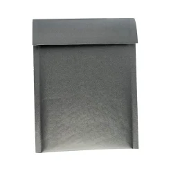 Happy Mail 6" x 9" Self-Sealing Bubble Mailer, Black (245159)* Bubble Mailers