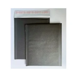 Happy Mail 8.5" x 11" Self-Sealing Bubble Mailer, Black, Dozen (245156)* Bubble Mailers