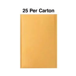 Staples 11.25" x 15" Self-Sealing Bubble Mailer, #5, 25/Carton (ST56649B)* Bubble Mailers