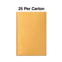 Staples 9.13" x 13.25" Self-Sealing Bubble Mailer, #3, 25/Carton (ST56612B)* Bubble Mailers