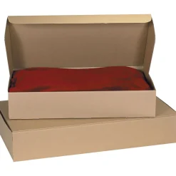 Staples 24-1/2" x 14-1/4" x 4-1/2", Corrugated Garment Mailers, Kraft 25/Case (MFJKRAFT)* Corrugated Mailers
