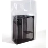 SI Products 8" x 3" x 15" Gusseted Poly Bags, 3 Mil, Clear, 1000/Carton (1695)* Gusseted Poly Bags