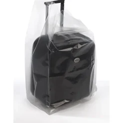 SI Products 10" x 8" x 24"Gusseted Poly Bags, 1 Mil, Clear, 1000/Carton (1398)* Gusseted Poly Bags