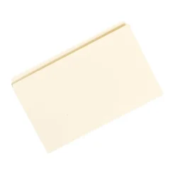 AbilityOne Light Duty Manila File Folders, 1/3 Cut, LETTER-size Holds 8 1/2" x 11", 100/Bx