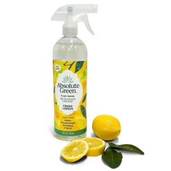 Absolute Green Natural All-Purpose Cleaner, Fresh Lemon Scent, 25 Fl Oz., 6/Carton (AG2-ST-6)