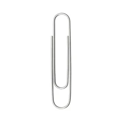 ACCO Recycled Paper Clips, Jumbo, Silver, 100/Box, 10 Boxes/Pack (A7072525) Clearance