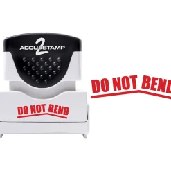 Accu-Stamp 2 Pre-Inked Stamp, "Do Not Bend", Red Ink (035633) Clearance