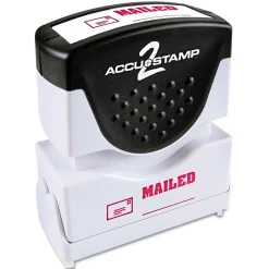 Accu-Stamp Mailed Rectangle, Red Ink, 1 5/8" x 1/2" (COS035586) Outlet