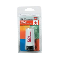 Accu-Stamp Pre-Inked Stamp, Star, Red Ink (030726) Online