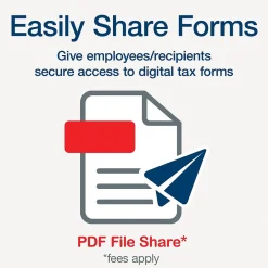 2024 1099-INT Tax Form with Self-Seal Envelope, 4-Part, 2-Up, Copy A, 1, B, 2, 12/Pack Tax Forms