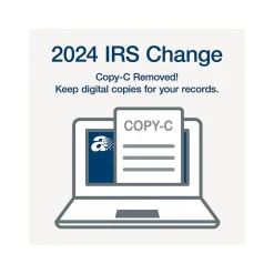 Discount 2024 1099-MISC Tax Form, 4-Part, 2-Up, Copy A, 1, B, 2, 24/Pack (STAX524MISC-24) Tax Forms