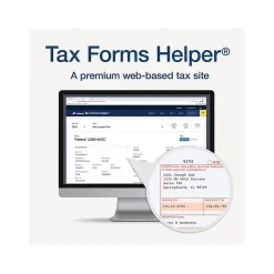 Best 2024 1099-MISC Tax Form with e-files and Access to Tax Forms Helper, 4-Part, 2-Up, Copy A, 1, B, 2, 24/Pack Tax Forms