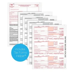 2024 1099-NEC 4-Part Laser/Inkject Tax Forms and software, 50/pack (6103NECQ) Tax Forms