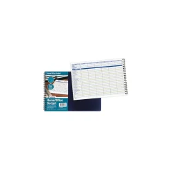 New Adams Home and Office Budget Record Journal, Ruled, Blue (AFR31) Accounting & Record Journals