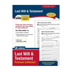 Discount Last Will & Testament, Forms & Instructions (LF235/ALFP117) Business Forms