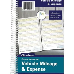 Discount Mileage Records, 5.25" x 8.5", 24 Sets/Book (AFR12) Business Forms