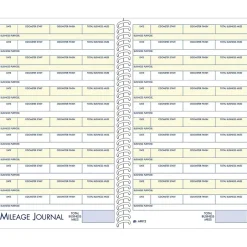 Discount Mileage Records, 5.25" x 8.5", 24 Sets/Book (AFR12) Business Forms