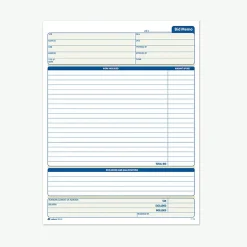 Best 1-Part Carbon Work Orders, 8.38"W x 11.44"L, 50 Sets/Book (D8120) Business Forms