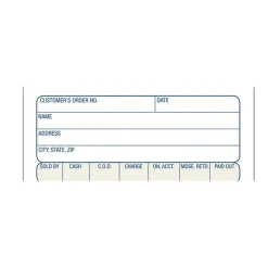 Sale 3-Part Carbonless Sales Orders, 7.19"L x 3.34"W, 50 Sets/Book (TC3705) Business Forms