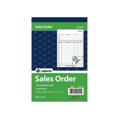 Best 2-Part Carbonless Sales Orders, 8.44"L x 5.56"W, 50 Sets/Book (DC5805) Business Forms