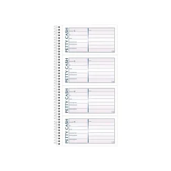 Hot 2-Part Petty Cash Carbonless Receipts Book, 2.75" x 5", 200 Forms/Book (ABF SC1156) Accounting & Record Journals