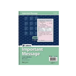 Adams Phone Message Pad, 5.5" x 3.8", Ruled, Pink, 50 Sheets/Pad (SC1184D) Best