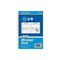 Adams Phone Message Pad, 5.5" x 8.5", Ruled, White, 100 Sheets/Pad (SC5805D) Hot